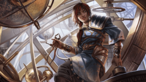 尤依菈是多明納里亞的神器大師，為克撒的嫡傳弟子。（圖／Magali Villeneuve）