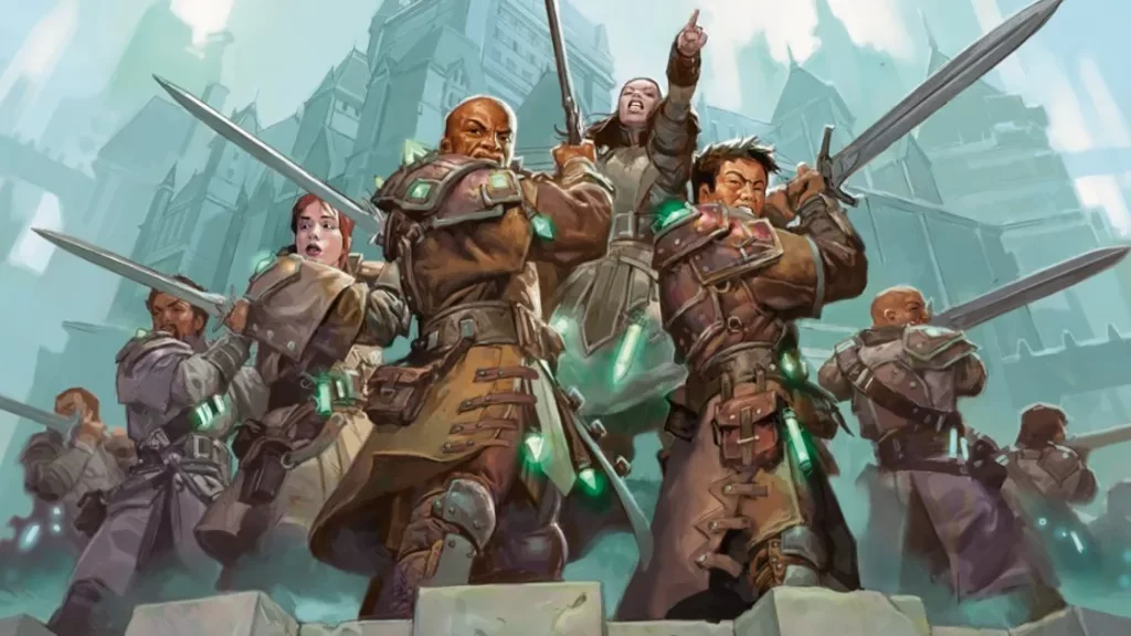 盧卡的怪獸大軍逼近卓尼斯城，傑琳娜親率紫銅軍迎擊。（圖／Zoltan Boros）