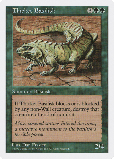 灌木叢蜥怪 (Thicket Basilisk) 灌木叢蜥怪 (Thicket Basilisk)
