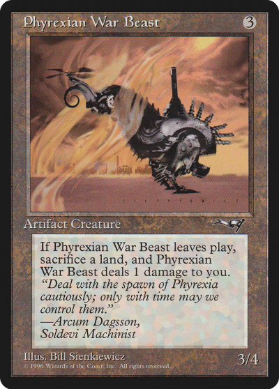 非瑞克西亞戰爭獸 (Phyrexian War Beast)