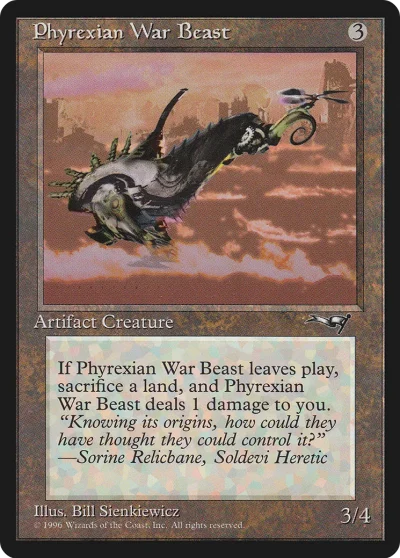 非瑞克西亞戰爭獸 (Phyrexian War Beast)