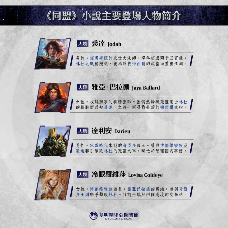 《破碎同盟》登場人物之一