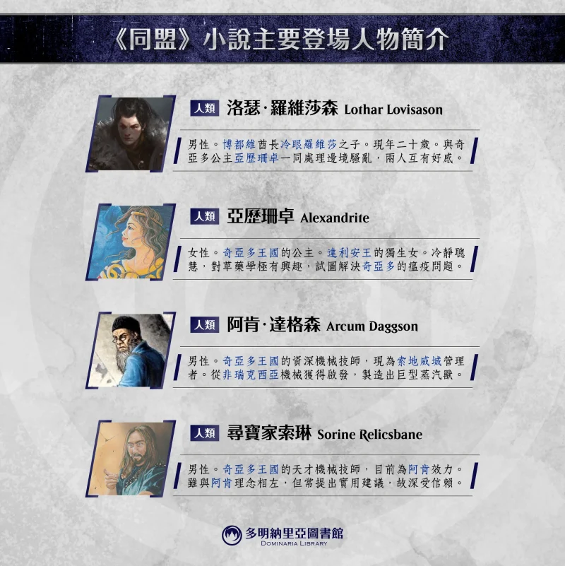 《破碎同盟》登場人物之三