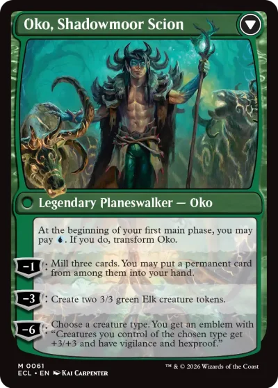 闇影荒原後裔甌柯 (Oko, Shadowmoor Scion)