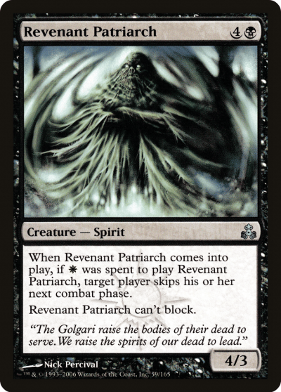 返魂先祖 (Revenant Patriarch)