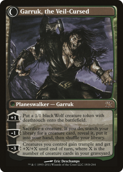 面紗咒賈路 (Garruk the Veil Cursed)