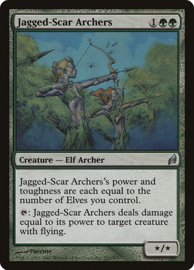 鋸疤箭手 (Jagged-Scar Archers)