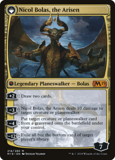 飛昇尼可波拉斯 (Nicol Bolas, the Arisen) 飛昇尼可波拉斯 (Nicol Bolas, the Arisen)