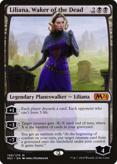 醒亡莉蓮娜 (Liliana, Waker of the Dead)