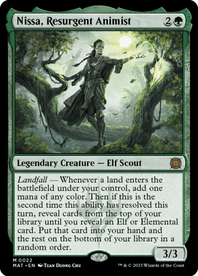 復生物靈師妮莎 (Nissa, Resurgent Animist)