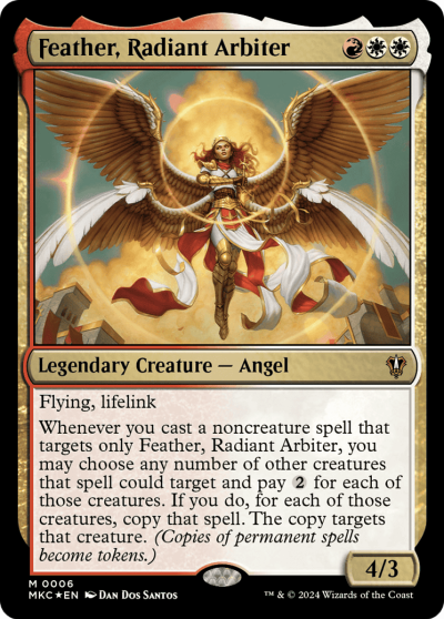 輝光仲裁使飛羽 (Feather, Radiant Arbiter) 輝光仲裁使飛羽 (Feather, Radiant Arbiter)