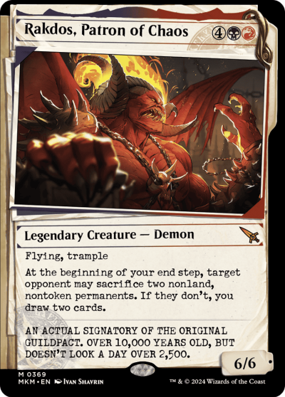 混沌護主拉鐸司 (Rakdos, Patron of Chaos)