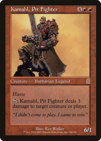 死鬥戰士卡馬爾 (Kamahl, Pit Fighter)