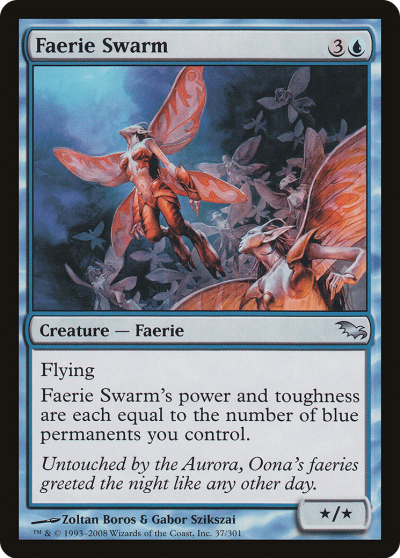 仙靈大群 (Faerie Swarm)