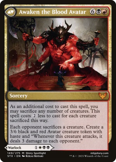 喚醒血腥聖者 (Awaken the Blood Avatar)