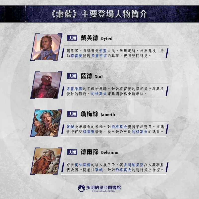 《索藍》登場人物之二